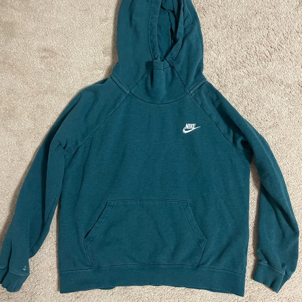 Nike forest green yoga hoodie